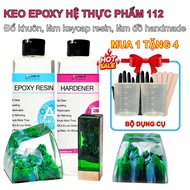 Transparent Epoxy Glue, 1A:1B Ratio Epoxy Resin Glue, Epoxy Glue Set for Beginners