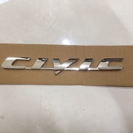 Civic Chrome Emblem for Civic Fd trunk