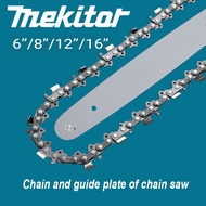 Mekitor papan chainsaw chain rantai chainsaw 20 / 18 / 16 / 12 / 8 / 6 inch mata chainsaw guide bar blade