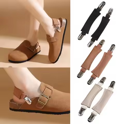 New Anti-slip Heel Straps Anti-drop Easy to Use Elastic Heel Clip High Elasticity Fixed Buckle Shoe 