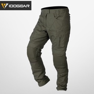 IDOGEAR Tactical UFS Cargo Nylon with Knees Pads Outdoor Training Hiking Breathable Elastic Tactical