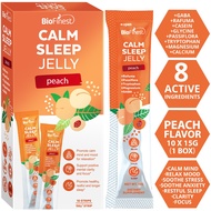 Biofinest Calm Sleep Jelly Supplement - GABA Tryptophan Glycine Calm Mind Relax Mood Stress Focus Re