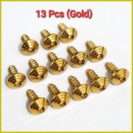 ◇ ❧ ◊ Yamaha Nmax Fairing Fasteners Screws - 13-Pcs Gold/Silver Set