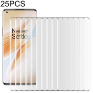 全城熱賣 - 25片裝 適用於OnePlus 8 Pro 9H 9D曲面高清鋼化膜 (顏色：黑色)