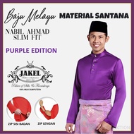 [PURPLE SET] Baju Melayu Nabil Ahmad 2022 SANTANA by JAKEL Baju Melayu Raya Cekak Musang Slim Fit Direct HQ PosT