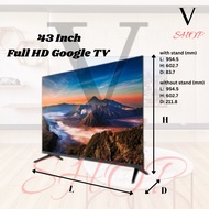 SHARP AQUOS 43" FHD GOOGLE TV 2TC43GH3000X || 42" FULL HD GOOGLE TV  2TC42EG1X || 2TC42FG1X || ANDRO