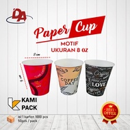 Coffee Paper Cup - 8 OZ MOTIF Coffee Paper Cup - Coffee Cup
