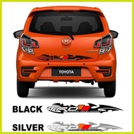 ◞ △ ♗ ✨ Toyota Wigo Rear Sticker Design TRD Tribal