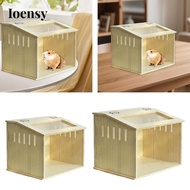 Ioensy Wooden Hamster Cage Chick Brooder Box Openable Top Hamster Habitat Chicken
