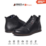 Bradleys Erudite Black - Men's Formal Casual Leather Boots