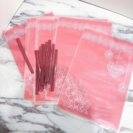 20pcs Floral Cookies Plastic Packaging/Pastry Packaging