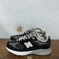 Sepatu second branded new balance 993 black size 41,5