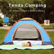 Tenda Camping Otomatis Speeds 3-4 Orang Lipat Portable Waterproof Anti Air Indoor Outdoor Tenda kuat