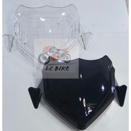 SYM VF3I VF3 i 185 COWLING VISOR BLACK CLEAR CARBON