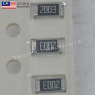 10PCS Taiwan-Grade 200k ±1%, 1206 SMD Resistor (2003)