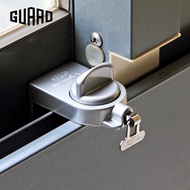 日本GUARD 兒童安全鋁窗鎖_小確保環(銀)