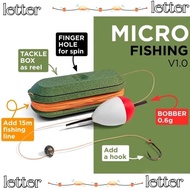 LETTER 3 SET Tackle Storage Box, 3 Set Compact Design Pocket Tackle Box, Portable Small Size Lightwe
