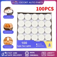 100Pcs Piala Emas- Tealight Candle 100pcs/Tealight/Tea Light/2Hours/4Hours+/-