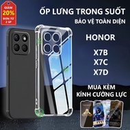 Honor X7C/ X7B/ X7D shockproof, transparent, silicone, camera protection case-PANDA