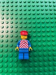 Lego Red & White Stripes - Blue Legs, Red Hat Set 4554 / 4558 / 10001 Minifigure [22]
