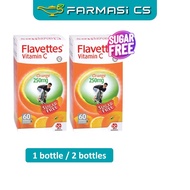 [VALUE] SUGAR FREE Flavettes Vitamin C Orange 250mg 60 tablets 1 bottle / 2 bottles EXP:06/2028 [ Fa