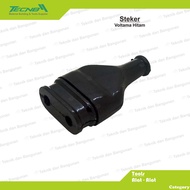 Colokan Contra Steker Karet Hitam Voltama 508