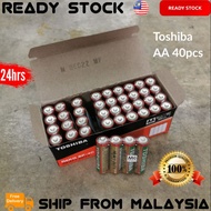 40pcs AA Toshiba R6KG SP-4C Heavy Duty Carbon Zinc Battery R6 1.5V
