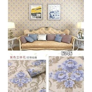 (COD) Wallpaper Stiker Dinding Bahan PVC Anti Air / Wallpaper kamar