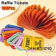 CHIHIRO11Z9D 100Pcs Raffle Tickets, Single Paper Labels Drink Events Celebration Event Tickets, Bulk