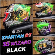หมวกกันน็อค ID SPARTAN BT รองรับ Blutooth มีให้เลือกหลายสี 3 Size ( หมวกกันน็อค จาก INDEX ) S6 เทา