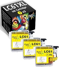 Compatible Ink Cartridge Replacement for Brother LC 61 LC61 LC61XL for MFC-495CW MFC-790CW DCP-385CW
