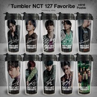 Tumbler NCT 127 FAVORITE Poetic version Merchandise KPOP NCTzen Gift Unofficial Drinking Bottle Jaeh