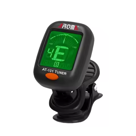 LCD Display Acoustic Guitar Tuner Rotatable Clip-On Electric Digital Tuner Professional Universal Di