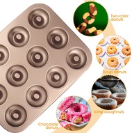 Mini Donut Pan Molder 6/12 Holes Carbon Steel Baking Tray Pans Mould Cupcake Tray Muffin Bun Dessert