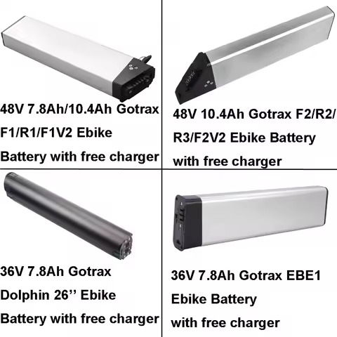 Folding Electric Bike Battery 36V 48V 7.8Ah 10.4Ah 13.6Ah for Gotrax F1 F2 V2 R1 R2 R3 EBE1 Dolphin 