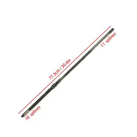 6B4-45501-10 Driver Shaft Long For Yamaha 9.9HP 15HP 2 stroke 15D Outboard Engine, Boat Motor Afterm