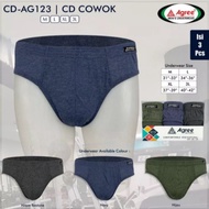 KATUN 3Pcs CD MEN'S UNDERWEAR AGREE COTTON AG123 M-XXL