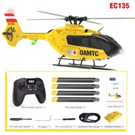 [Hot]YXZNRC EC135 RC Helicopter With 6-Axis Gyro 2.4G 6CH 1:36 Scale Flybarless Optical Flow Positio