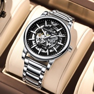 Swiss Brand Black Samurai Automatic Mechanical Watch Waterproof Luminous Watch Male Live F4LV