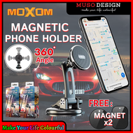MOXOM Magnetic Car Holder 360 Degree Rotatable Car Mount Stand Magnetic Dashboard Car Phone Holder MX-VS34