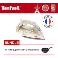 Tefal Steam Iron FV4911 + Super Cook Deep Frypan (28cm) B14366