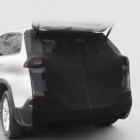 Universal Car Tailgate Mosquito Net 62.99x59.06" UV Protection Breathable Mesh Privacy Curtain For C