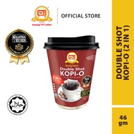 Kluang TV Coffee Double Shot Kopi-O 2in1 (46gm x 1 cup)