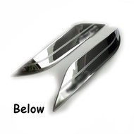 For Toyota Land Cruiser Prado FJ150 FJ 150 2014-2017 ABS Chrome Black Carbon Front Headlight Lamp St