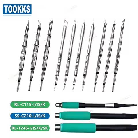 RELIFE Original C210 T245 C115 Soldering Tip for JBC Sugon Aifen Aixun GVM T115 T210 C245 Soldering 