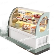 Tqh Cake Show Case Small Dessert Display Cabinet Cooked Food Refrigerated Cabinet Fruit Fresh Cabine
