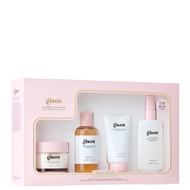 GISOU Honey Infused Hydrating Cleanse & Care Routine Set - Leave-in Conditioner, Hair Mask, Shampoo