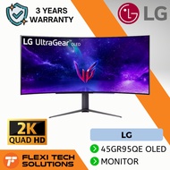 Flexi Tech LG 45" UltraGear™ 45GR95QE 240Hz 3440x1440 (WQHD) OLED Curved Gaming Monitor