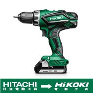 【台北益昌】 日立HITACHI 更名 HIKOKI DS18DJL 18V 起子電鑽 雙電3.0AH