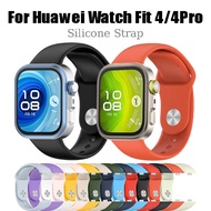 Soft Silicone Strap For Huawei Watch Fit 4 Comfortable Breathable Replacement Wristband For Huawei W
